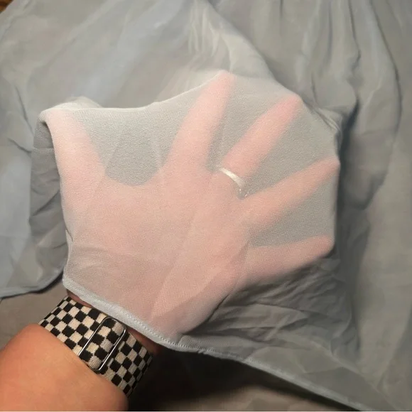 Cacique Elegant Lace Trimmed Babydoll - Light Blue size 18/20 - Picture 3 of 7